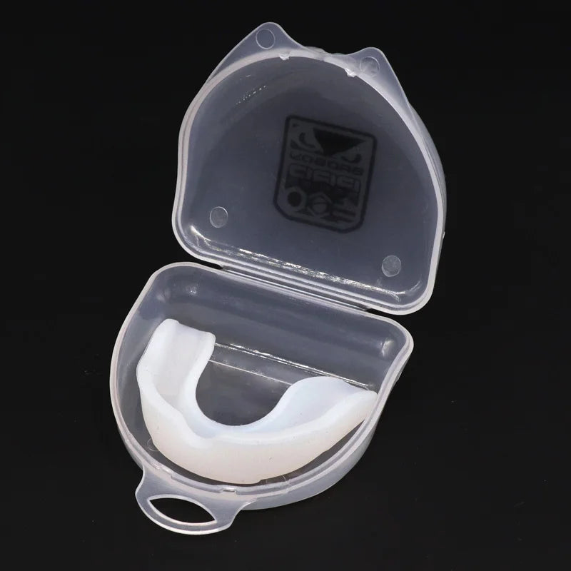 1 Pcs Tooth Guard Silicone Protector Night Mouth Tray for Bruxism Grinding Whitening Boxing Protection Free Shaping