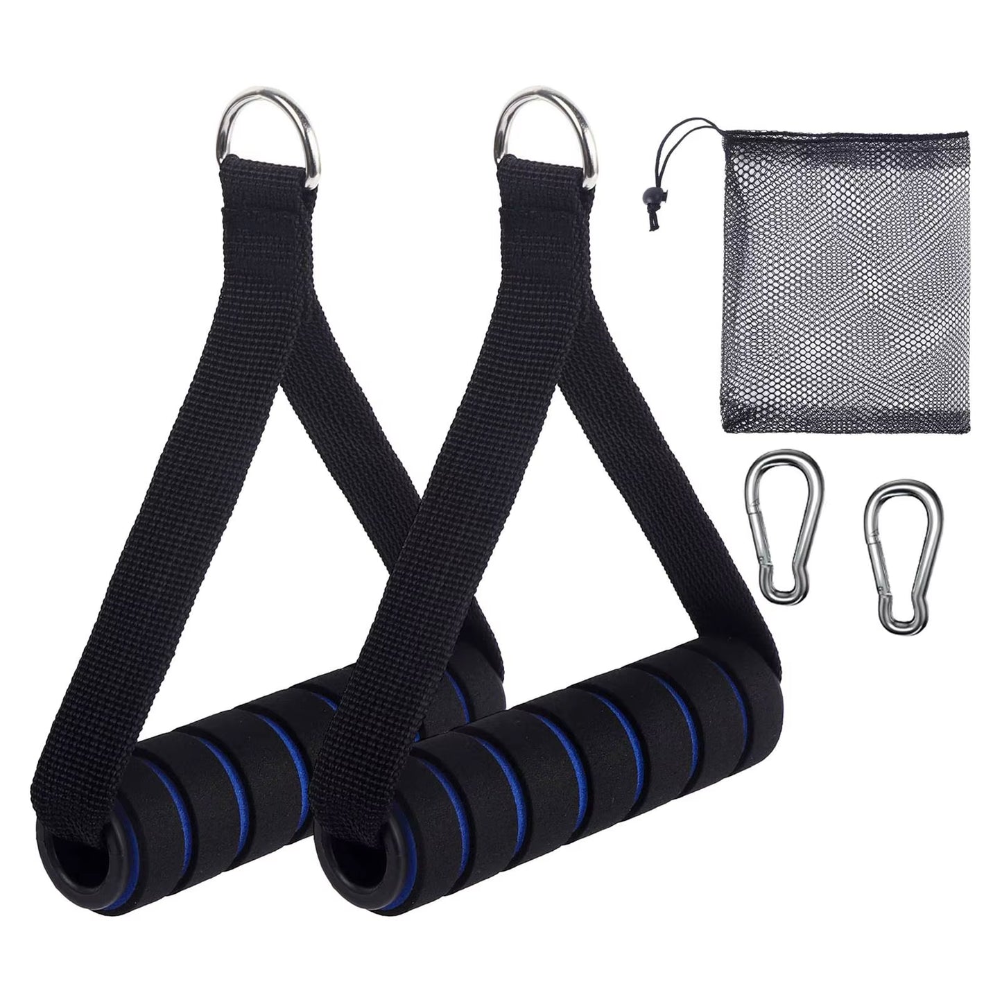 2Pcs Exercise Handles Resistance Band Handle Only for Cable Machine Pulleys