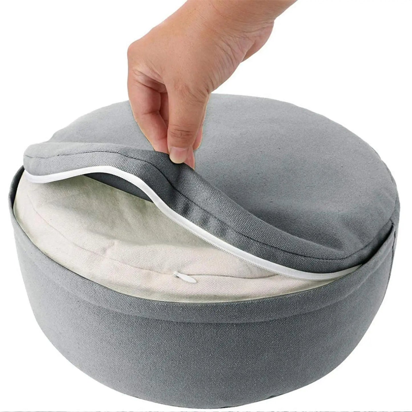 13 Inch Meditation Cushion round Floor Yoga Pillow Comfortable for Sitting on Floor for Indoor Bedroom Living Room Men Women