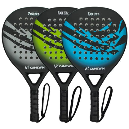 Padel Racket Paddle Racket 100% Carbon EVA Elastic Memory Foam Core Lightweight Thick Tennis Racket Carbon Fiber Padel Racket