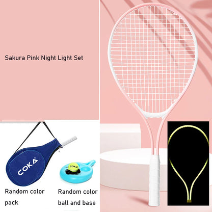 25 Inch Tennis Racket, Children'S Tennis Racket Set, Youth Primary and Secondary School Sports Training Racket,For All Age