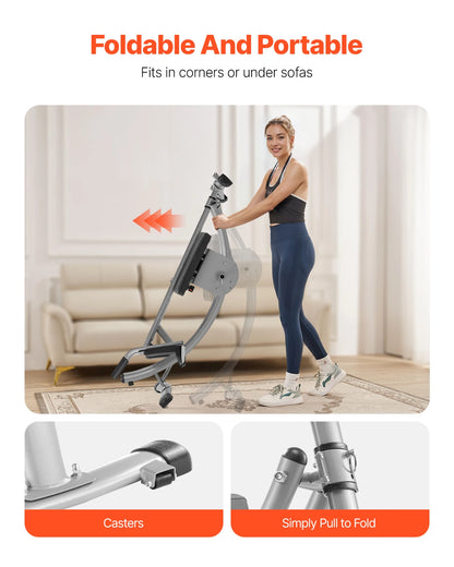 VEVOR 440 Lbs AB Workout Machine Ab Workout Equipment at Home Gym Core & Abdominal Trainers Strength Training Fitness Exerciser