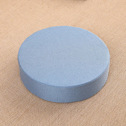 40X6Cm Linen Tatami Meditation Cushion Sturdy and Durable round Yoga Stretching Cushion Removable and Machine Washable