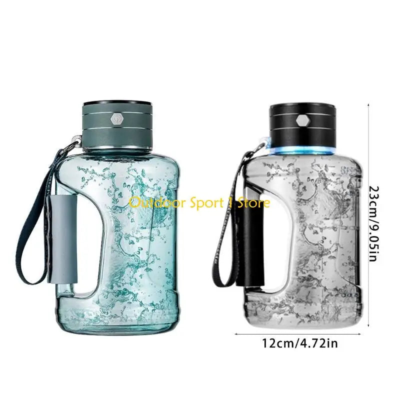 A0KA Rechargeable Hydrogen Water Bottle, 1.5L Large Hydrogen Water Bottle Generator, Ions Water Bottle Improve Water Quality