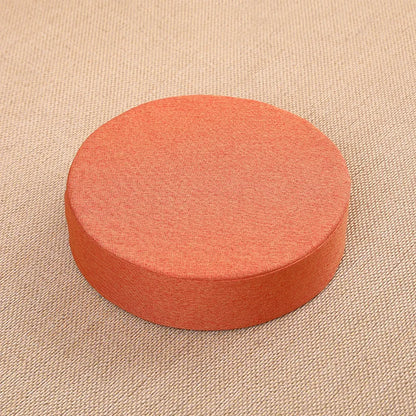 40X6Cm Linen Tatami Meditation Cushion Sturdy and Durable round Yoga Stretching Cushion Removable and Machine Washable