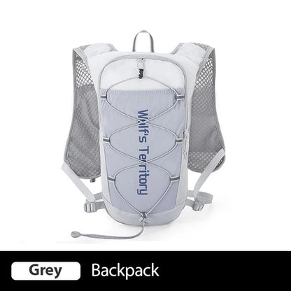 Outdoor Trail Running Ultralight Backpack Running Hydration Vest Breathable Marathon Running Backpack Water Bottle