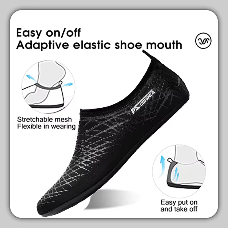 Water Sports Shoes Barefoot Quick-Dry Aqua Yoga Socks Slip-On for Men Women