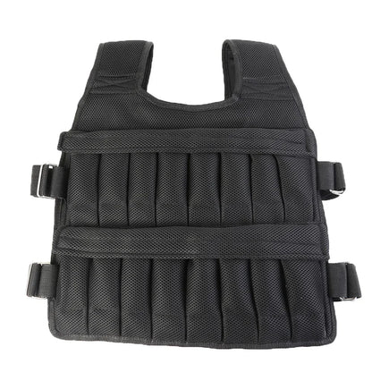 3/15/20/35/50Kg Workout Weight Jacket Adjustable Weighted Exercise Vest Workout Equipment for Running Training Jogging Walking