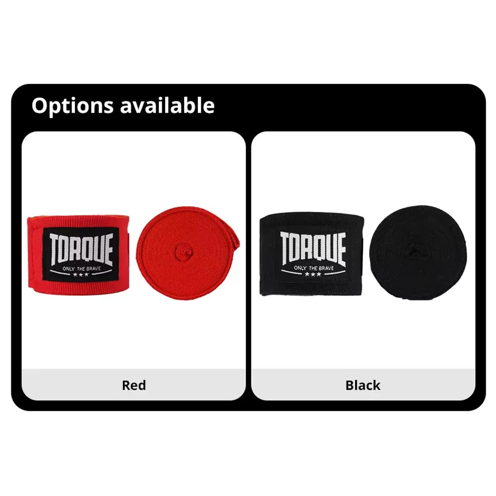 3M Cotton Boxing Bandage 5M - Muay Thai Wrist Wraps for Combat Sports, Kickboxing, and Training Competitions
