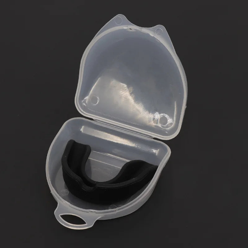 1 Pcs Tooth Guard Silicone Protector Night Mouth Tray for Bruxism Grinding Whitening Boxing Protection Free Shaping