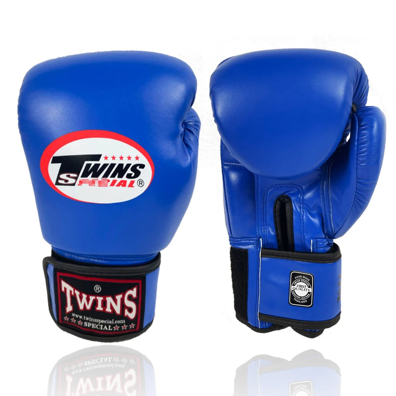 6 Colors Twins 8OZ 10OZ 12OZ 14OZ 16OZ Adult Kids PU Leather Kick Fighting Kick Punch Gloves Karate Muay Thai MMA Boxing Gloves