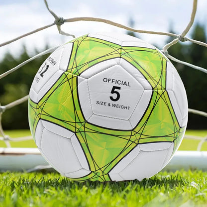 Size 5 Soccer Ball Official PU Classic Soccer Wear Resistant Outdoor Sports Football