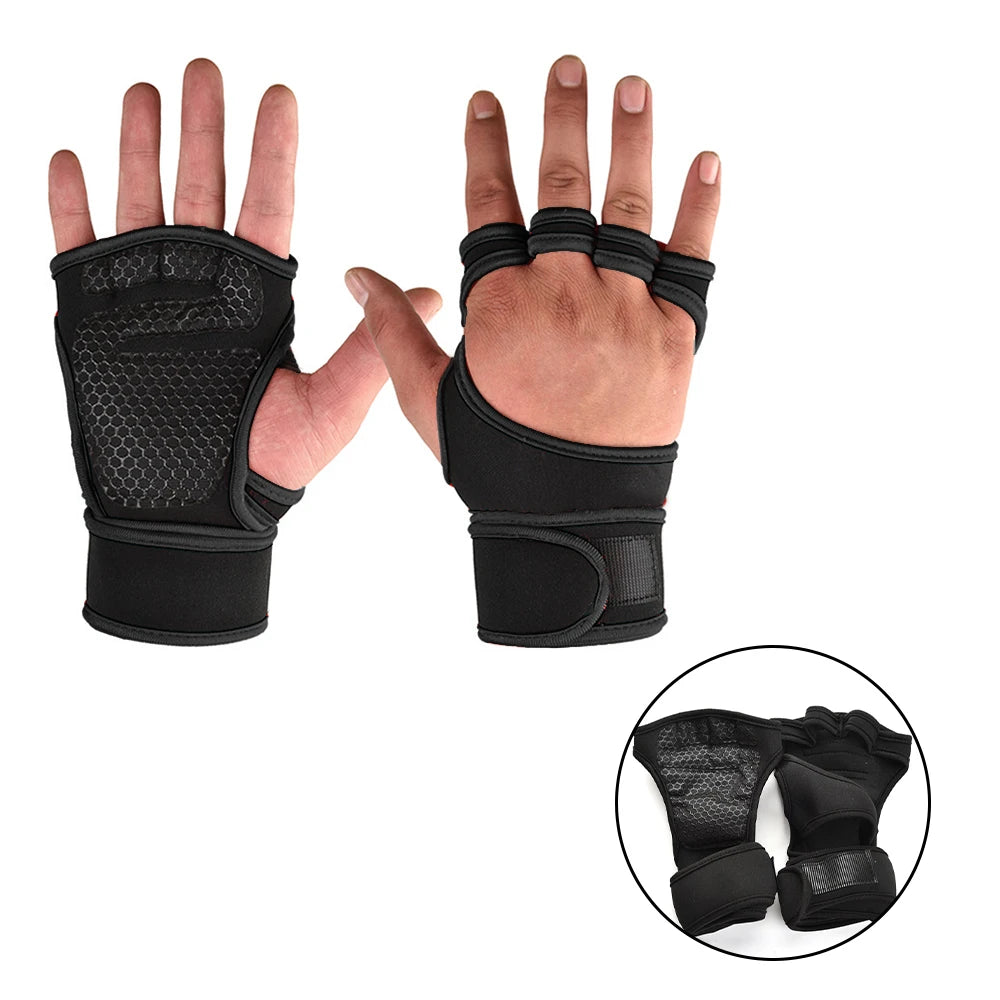 Weightlifting Training Gloves for Men and Women - Fitness, Bodybuilding, and Gymnastics Hand and Wrist Protection