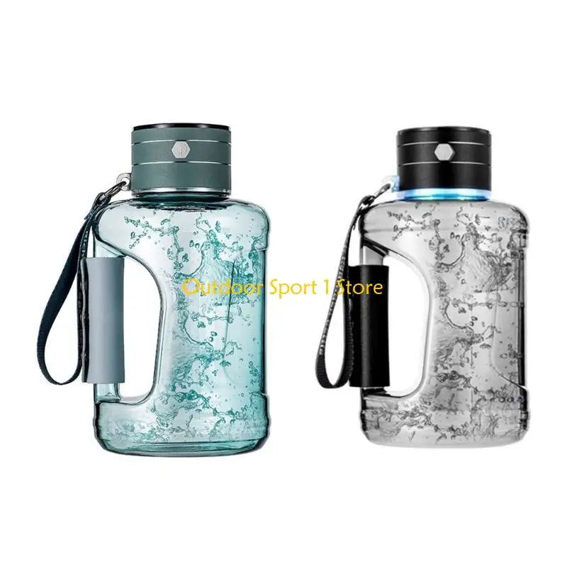 A0KA Rechargeable Hydrogen Water Bottle, 1.5L Large Hydrogen Water Bottle Generator, Ions Water Bottle Improve Water Quality