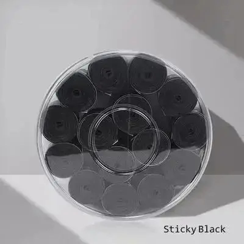 60Pcs/Lot Tennis Overgrip PU Sticky Tennis Racket Sweat Band Absorption Grip Badminton Racket Handle Tennis Griptape