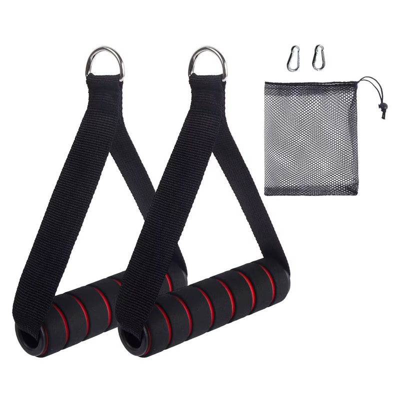 2Pcs Exercise Handles Resistance Band Handle Only for Cable Machine Pulleys