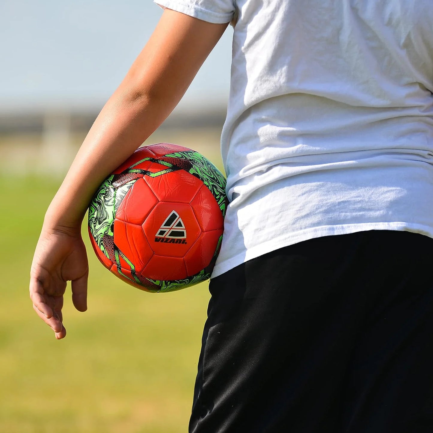 Toledo Soccer Ball-Red/Green