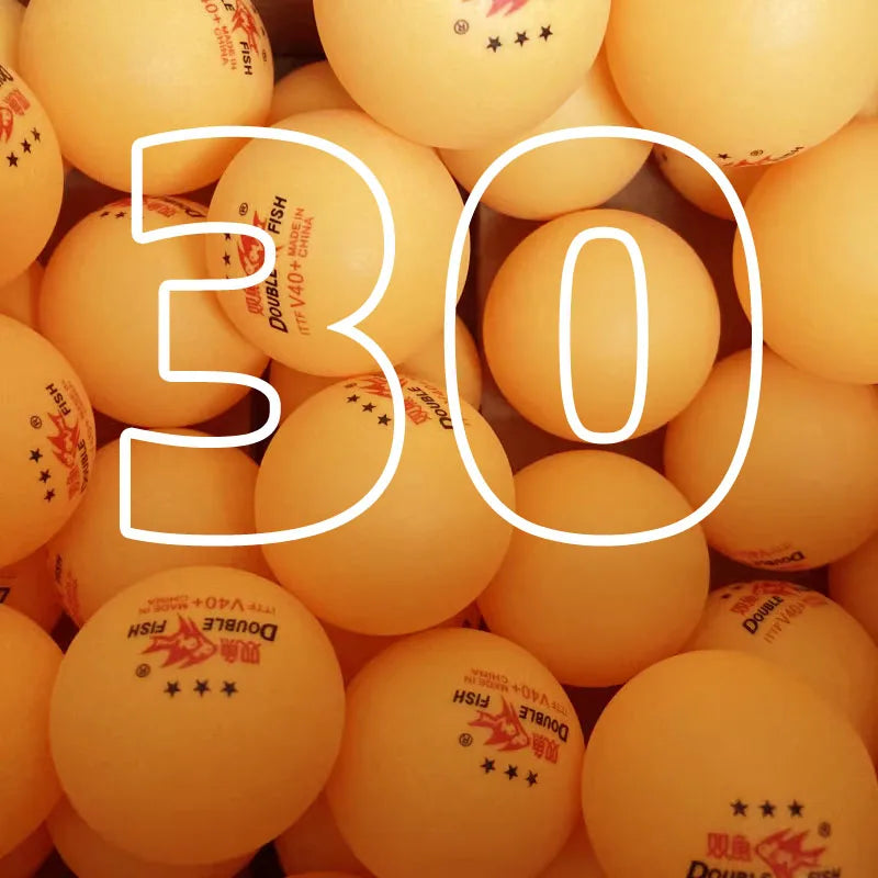 Genuine  V40+ 3 Star 30Pcs Ping Pong Ball Seamed ABS New Material Table Tennis Balls ITTF Standard Ping Pong Balls