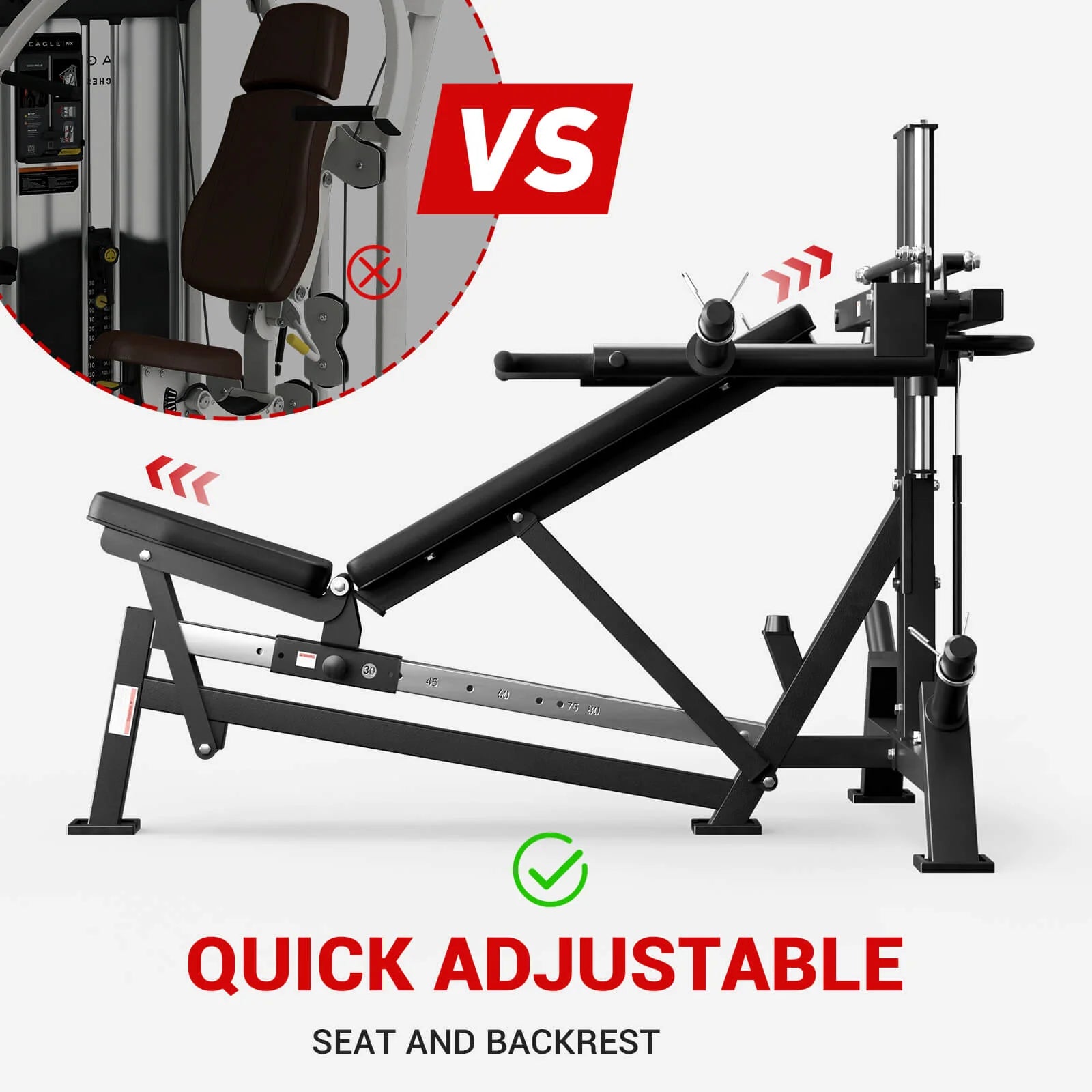 3-In-1 Bench Press Shoulder Press Machine V7