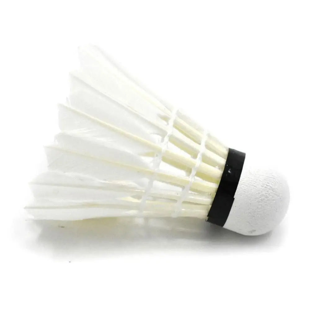 3/6/12Pcs Professional Badminton Shuttlecock Badminton Balls Black Goose Feather Badminton Shuttlecock Training Sport