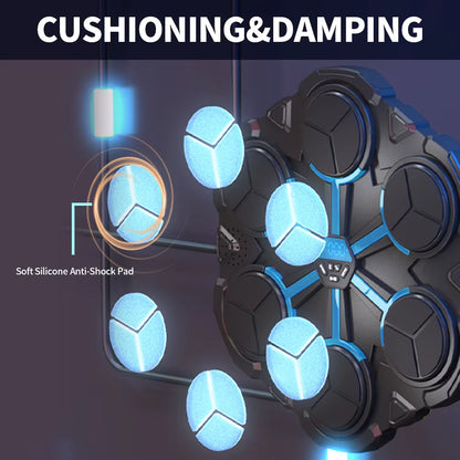 Smart Bluetooth Music Boxing Trainer - Decompression and Fitness Wall Target for Home Use