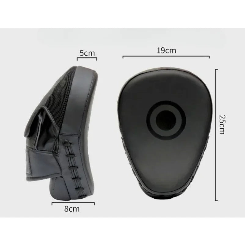 Boxing Hand Target Curved Boxing Pads MMA Target Focus Punching Gloves Thai Strike Kick Shield Hook Jab Pads Kickboxing Training