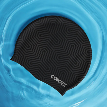 Water Sports Women Men Swimming Cap Ear Protect Long Hair Large Swim Pool Hat Professional Sports Waterproof Swim Cap