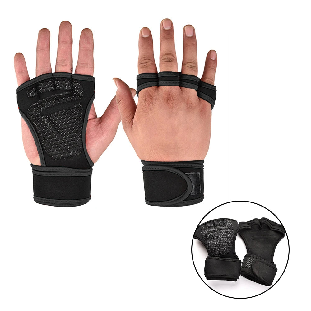 Weightlifting Training Gloves for Men and Women - Fitness, Bodybuilding, and Gymnastics Hand and Wrist Protection