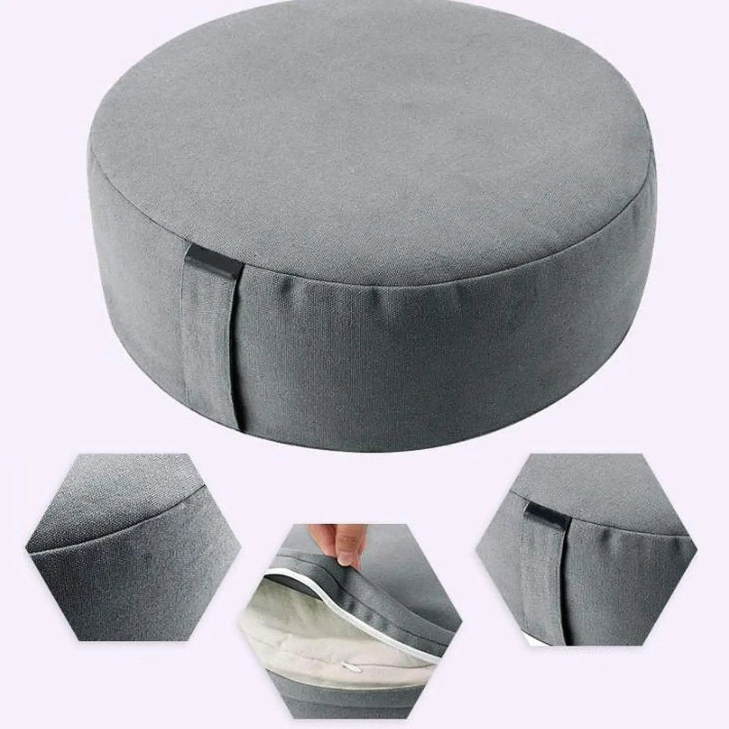 Meditation Cushion Soft Comfortable 13 Inch with Removable Cover Floor Seat Cushion for Relaxation Bedroom Balcony Indoor Home