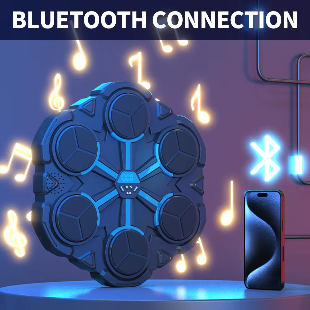 Smart Bluetooth Music Boxing Trainer - Decompression and Fitness Wall Target for Home Use