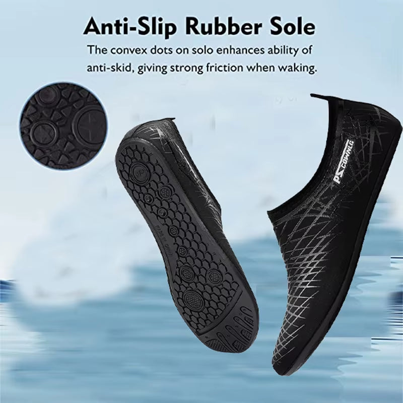 Water Sports Shoes Barefoot Quick-Dry Aqua Yoga Socks Slip-On for Men Women