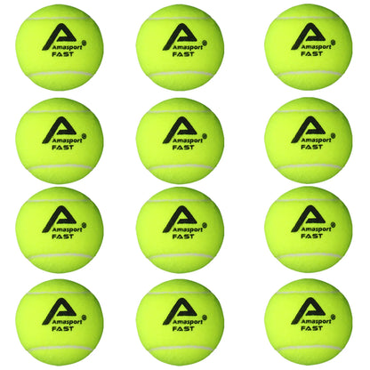 AMASPORT Tennis Balls Practice Training Pressureless High Quality Durable Bouncy Balls for Beginner Tennis Sport