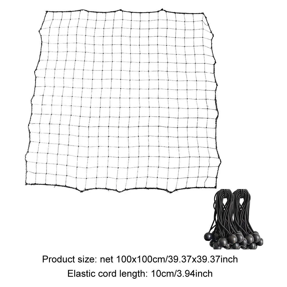 Soccer Rebounder Net Soccer Bounce Back Net with 20 Elastic Ropes Target Goal Net Kickback Football Practice Net for Kids Teens