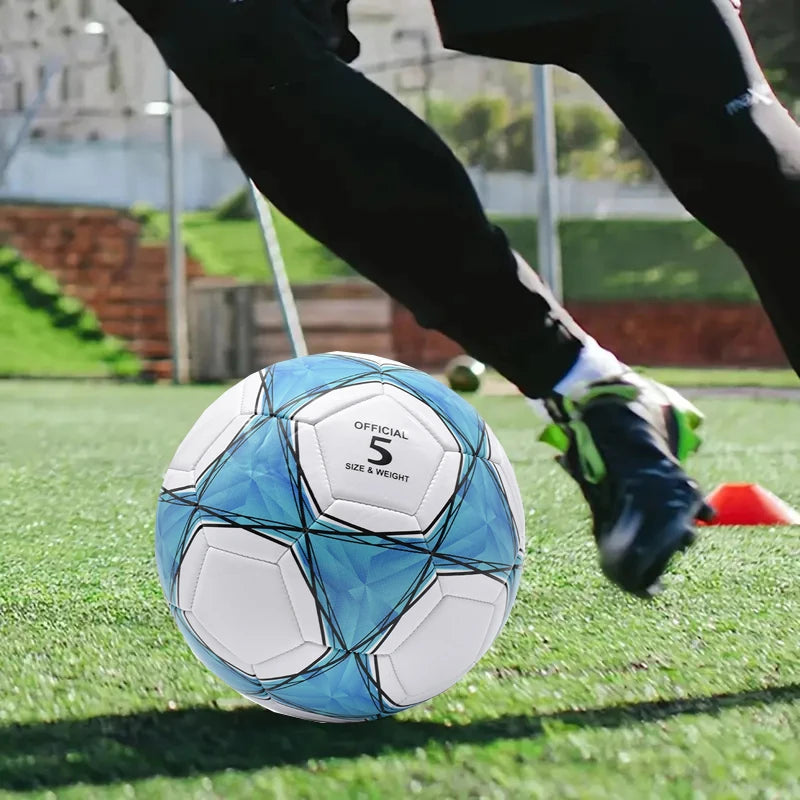 Size 5 Soccer Ball Official PU Classic Soccer Wear Resistant Outdoor Sports Football