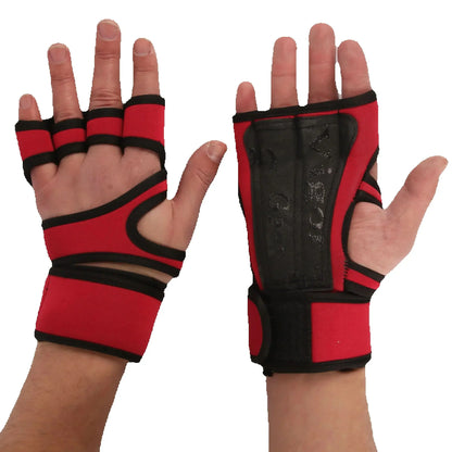 Weight Lifting Training Gloves, Anti-Slip Weightlifting Gloves, Cross Training, Hand Support &Powerlifting&Deadlift