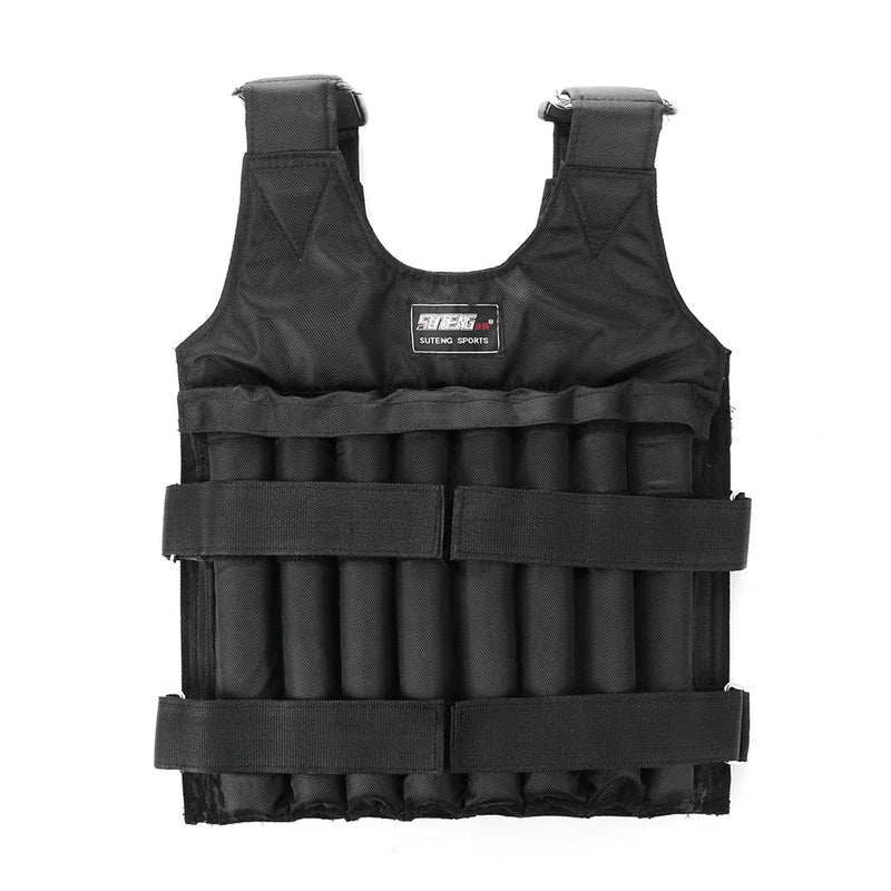3/15/20/35/50Kg Workout Weight Jacket Adjustable Weighted Exercise Vest Workout Equipment for Running Training Jogging Walking