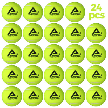 AMASPORT Tennis Balls Practice Training Pressureless High Quality Durable Bouncy Balls for Beginner Tennis Sport