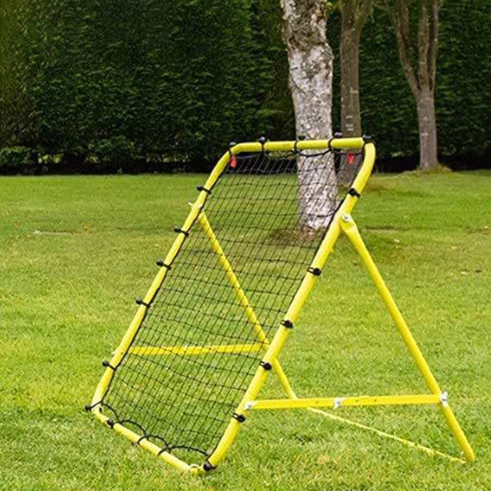 Soccer Rebounder Net Soccer Bounce Back Net with 20 Elastic Ropes Target Goal Net Kickback Football Practice Net for Kids Teens