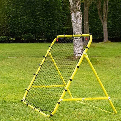 Soccer Rebounder Net Soccer Bounce Back Net with 20 Elastic Ropes Target Goal Net Kickback Football Practice Net for Kids Teens