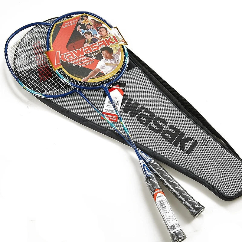 Badminton Set with 2 Badminton Rackets, 3 Shuttlecocks, and Carrying Badminton Bag Suit for Badminton Practice