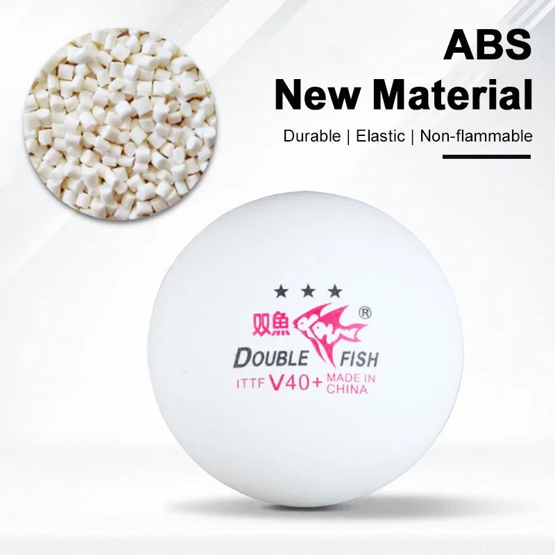 Genuine  V40+ 3 Star 30Pcs Ping Pong Ball Seamed ABS New Material Table Tennis Balls ITTF Standard Ping Pong Balls