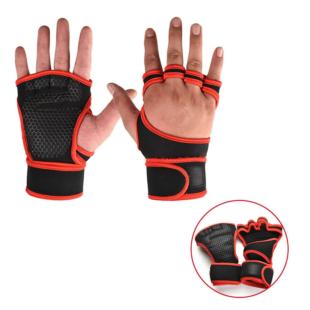 Weightlifting Training Gloves for Men and Women - Fitness, Bodybuilding, and Gymnastics Hand and Wrist Protection