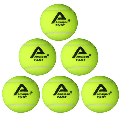AMASPORT Tennis Balls Practice Training Pressureless High Quality Durable Bouncy Balls for Beginner Tennis Sport