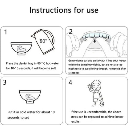(Need to Soak in Hot Water, Heat and Shape before Use) Boxing Braces, Sanda Training, Dental Guards, Dental Braces, Gift Box