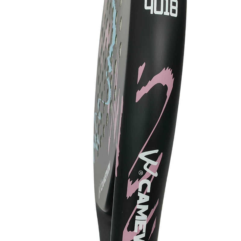 Padel Racket Paddle Racket 100% Carbon Fiber EVA Elastic Memory Foam Core Lightweight Tennis Racket Carbon Fiber Padel Racket