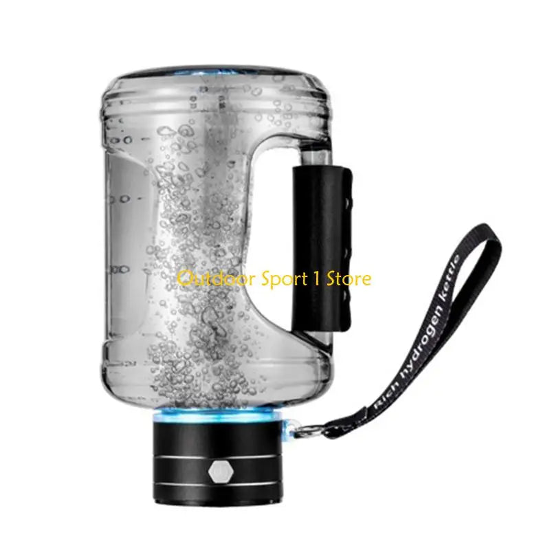 A0KA Rechargeable Hydrogen Water Bottle, 1.5L Large Hydrogen Water Bottle Generator, Ions Water Bottle Improve Water Quality