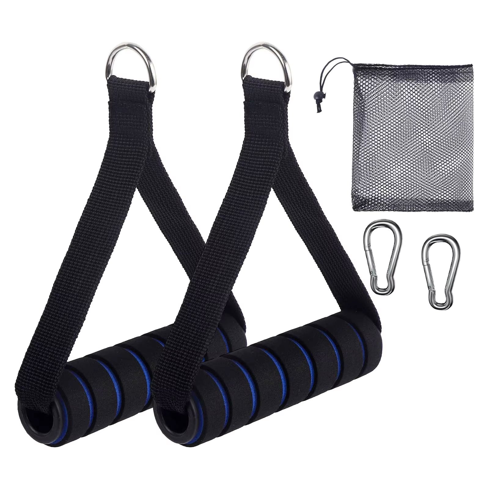 2Pcs Exercise Handles Resistance Band Handle Only for Cable Machine Pulleys