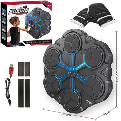 Smart Bluetooth Music Boxing Trainer - Decompression and Fitness Wall Target for Home Use