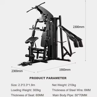 Factory Wholesale Exercise Commercial Machine Free Weight Multi Function Fitness Equipment 3 Power Station Home Gym