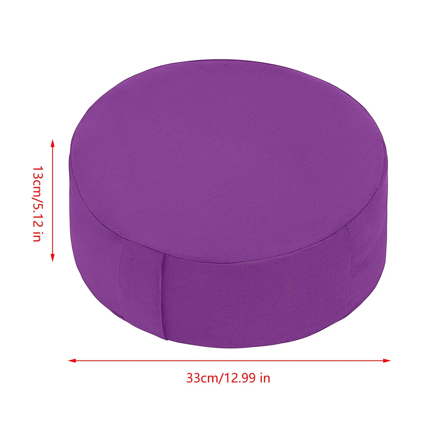 13 Inch Meditation Cushion round Floor Yoga Pillow Comfortable for Sitting on Floor for Indoor Bedroom Living Room Men Women
